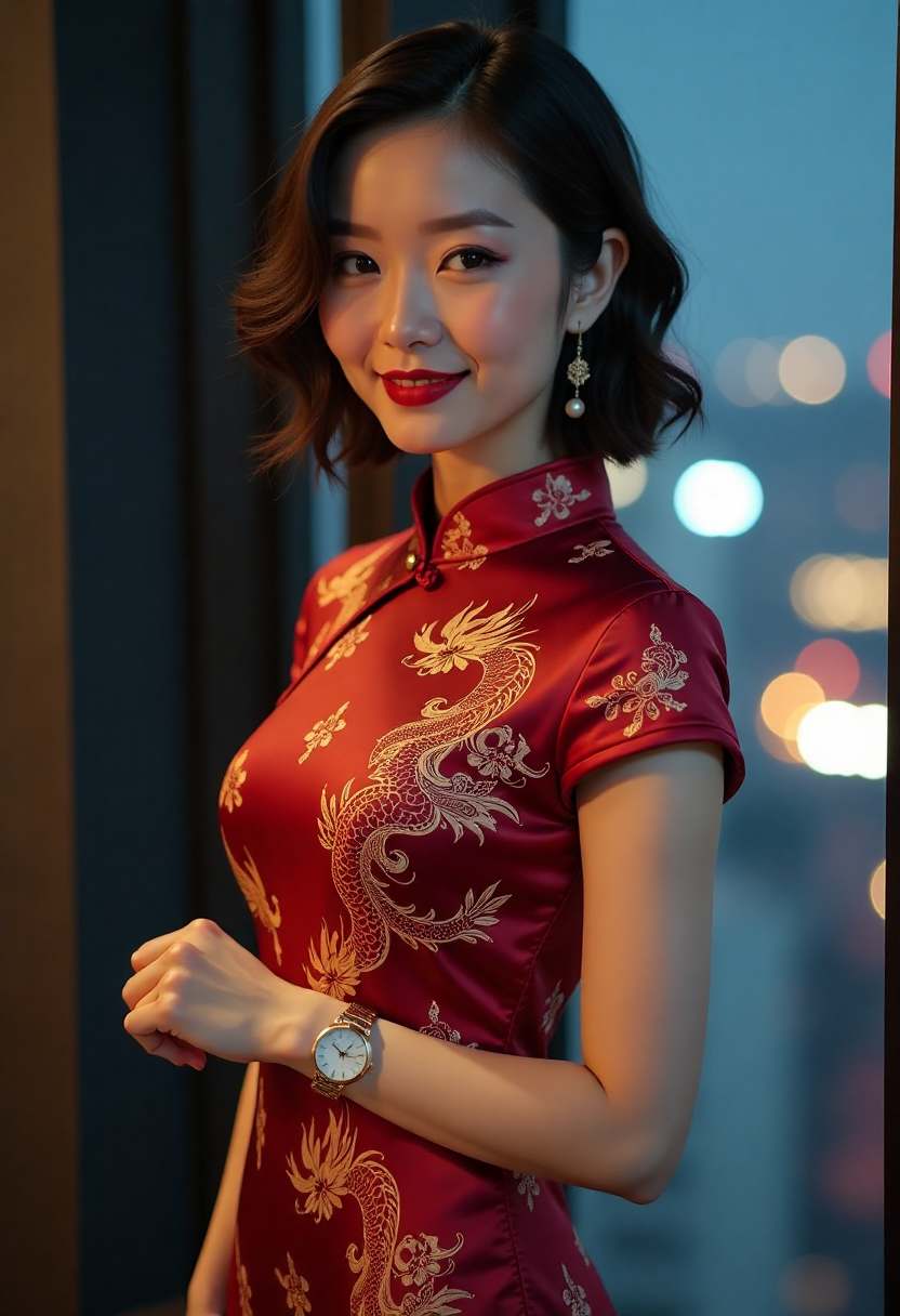演员在老屋院里对词